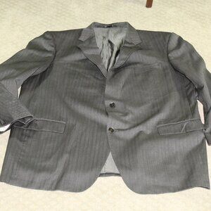 Scott Berna Men's 46L Grey Wool Blazer